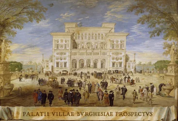 Utsikt över Villa Borghese